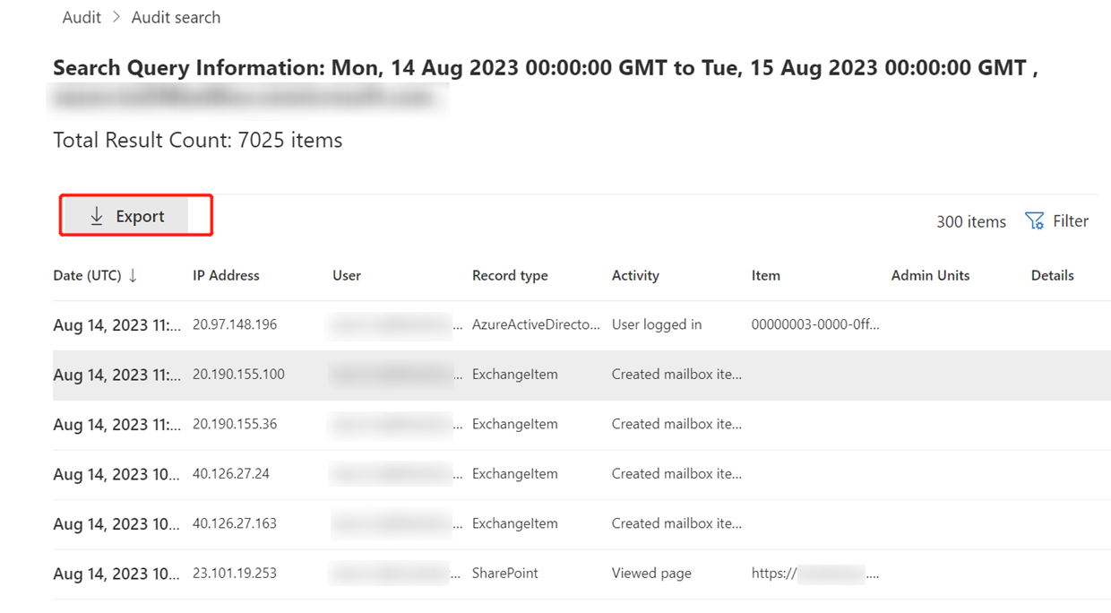 The litigation hold enabled mailboxes card. The litigation hold enabled mailboxes card.