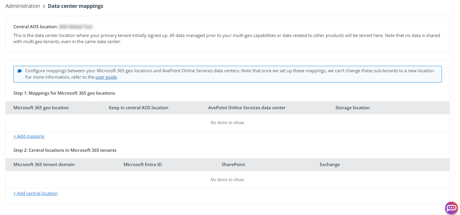 Button: search criteria