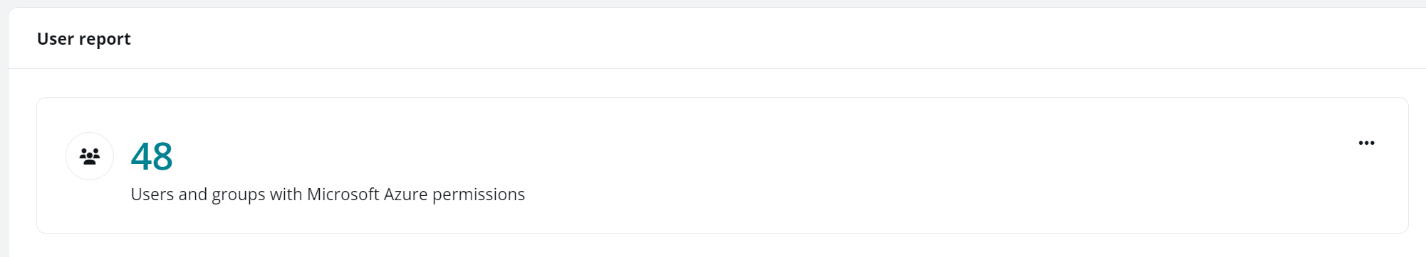 User report. User report.