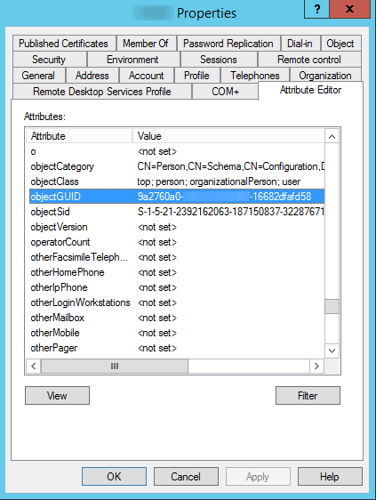 user property page user property page