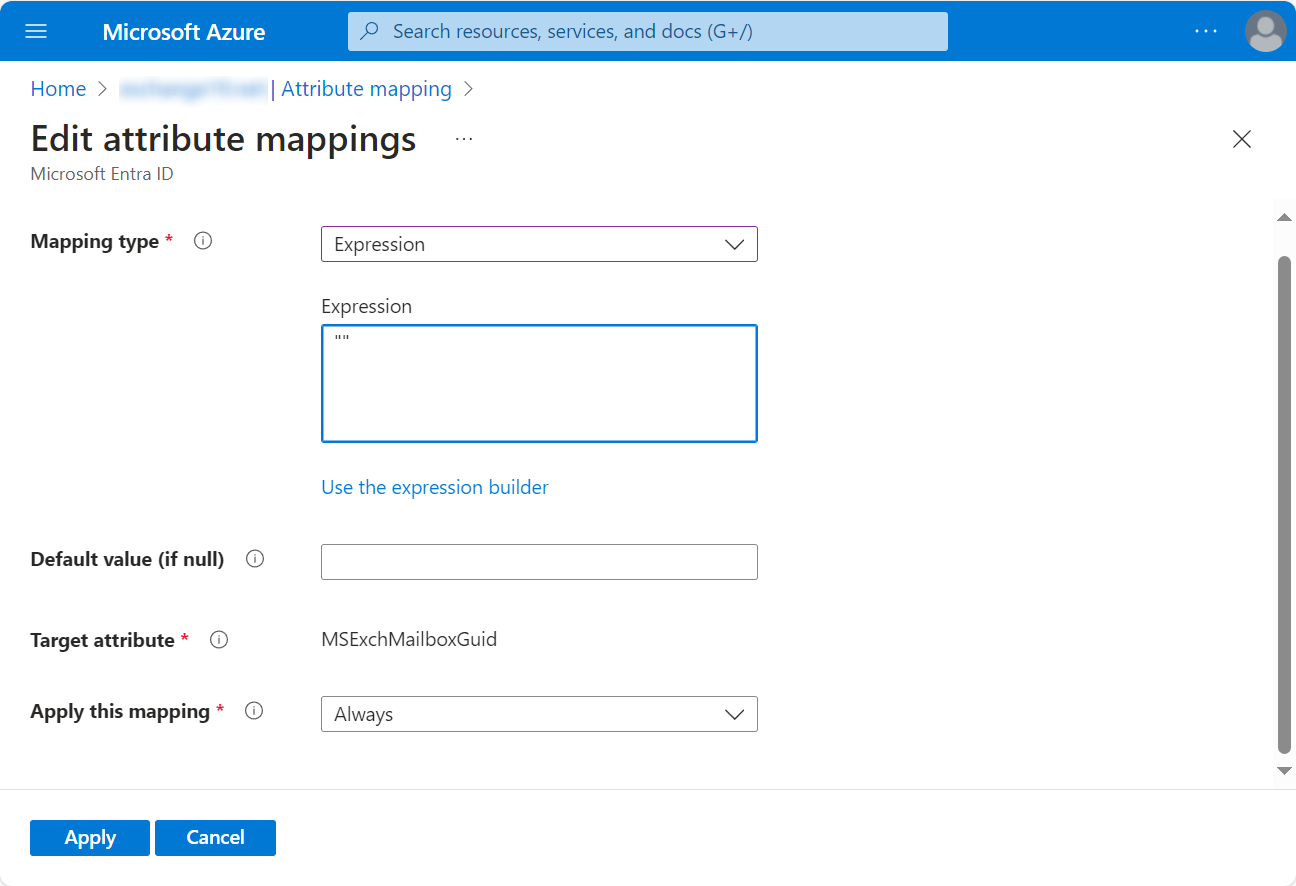 Edit attribute mappings page. Edit attribute mappings page.