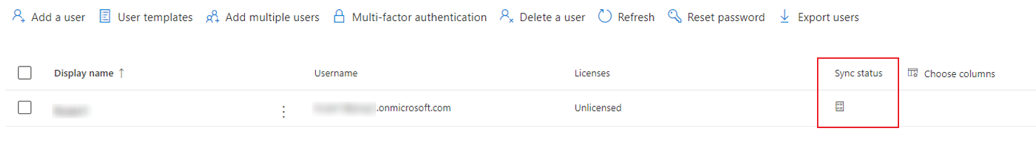 Sync status. Sync status.