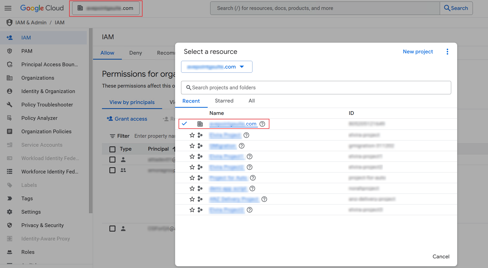 Select a resource window. Select a resource window.