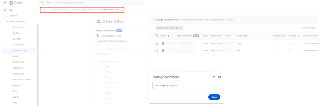 Manager members for shared drives. Manager members for shared drives.