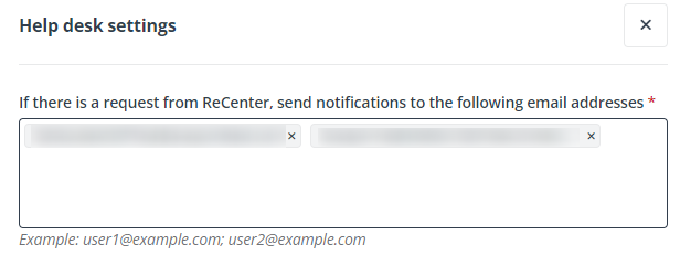 Configuring Help desk settings. Configuring Help desk settings.