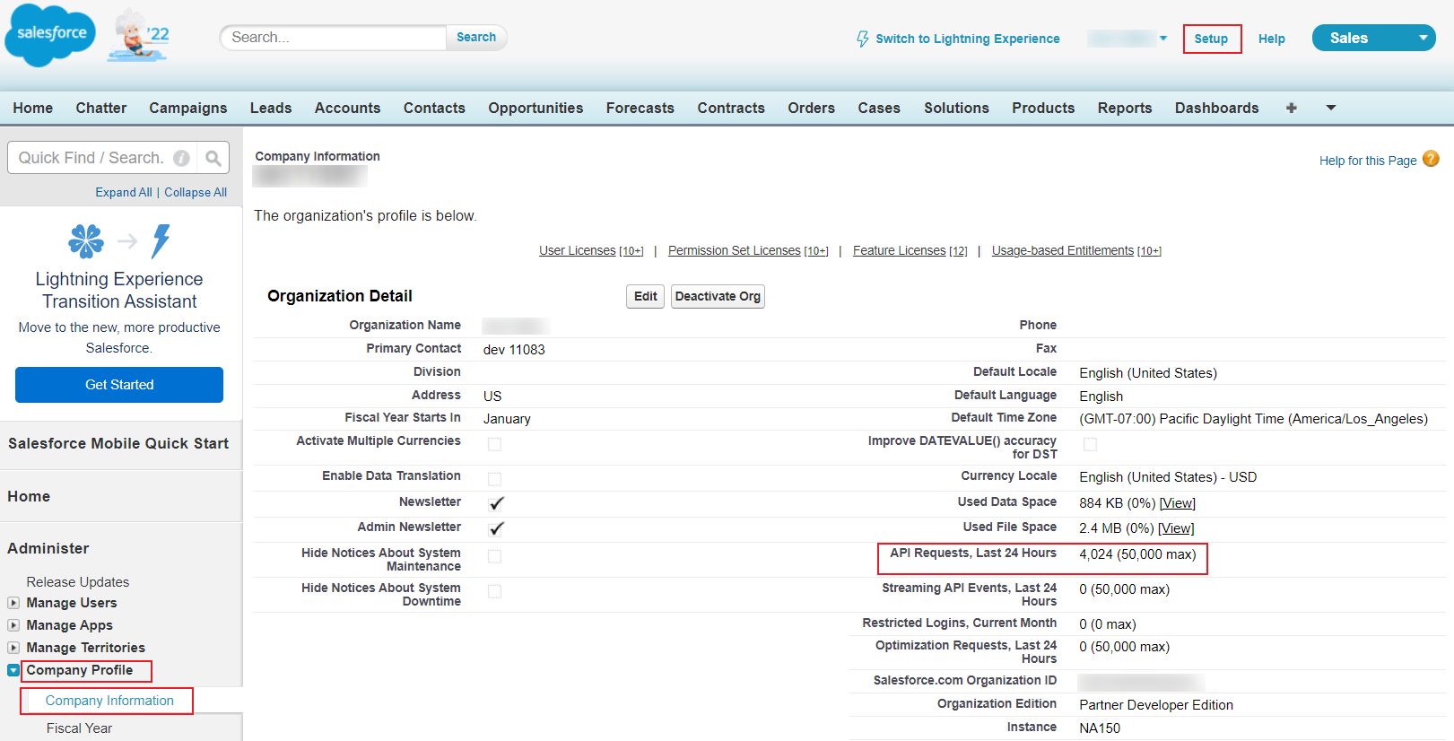 The API count. The API count.